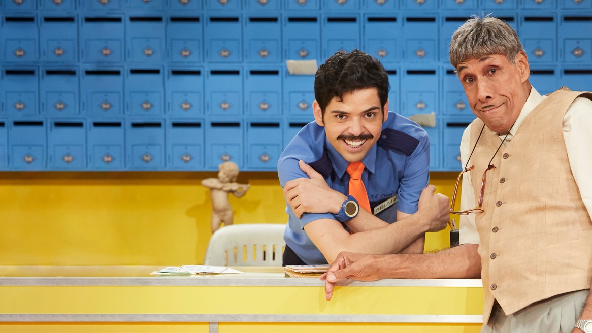 Gustavo Mendes como Belmiro em Treme Treme no Multishow